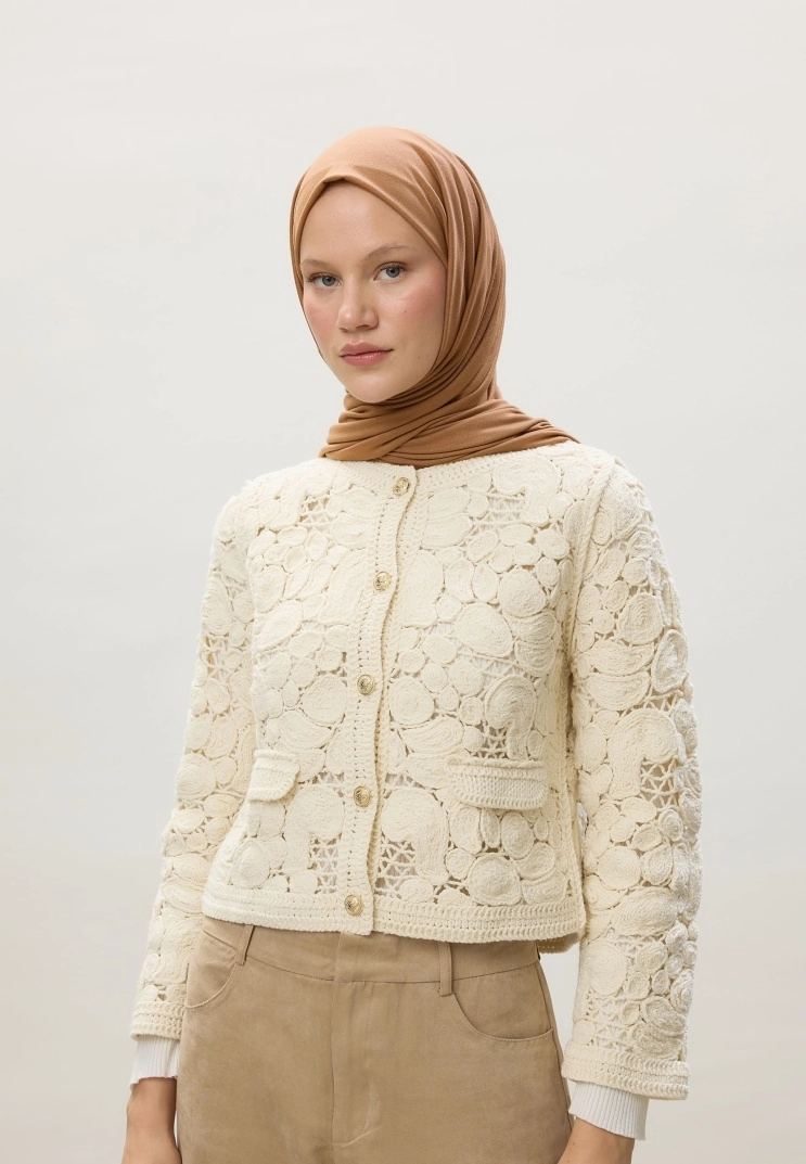 Kod Dikişli Penye Şal - 106