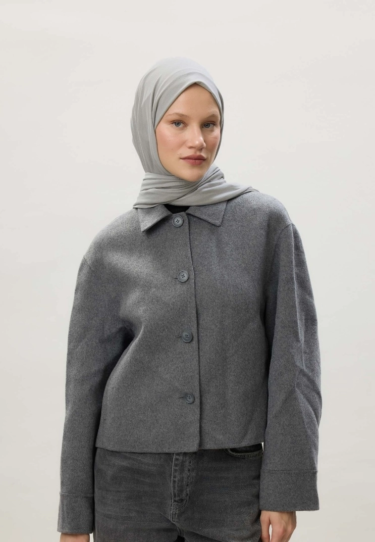 Kod Dikişli Penye Şal - 48