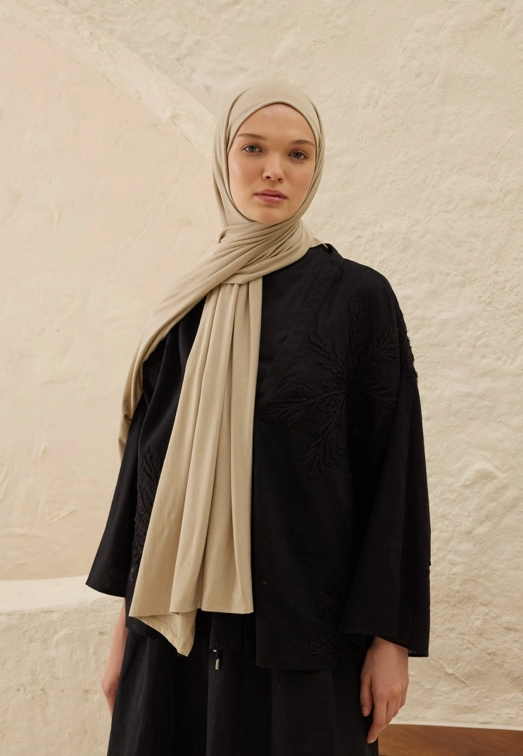 Kod Dikişli Penye Şal - 142