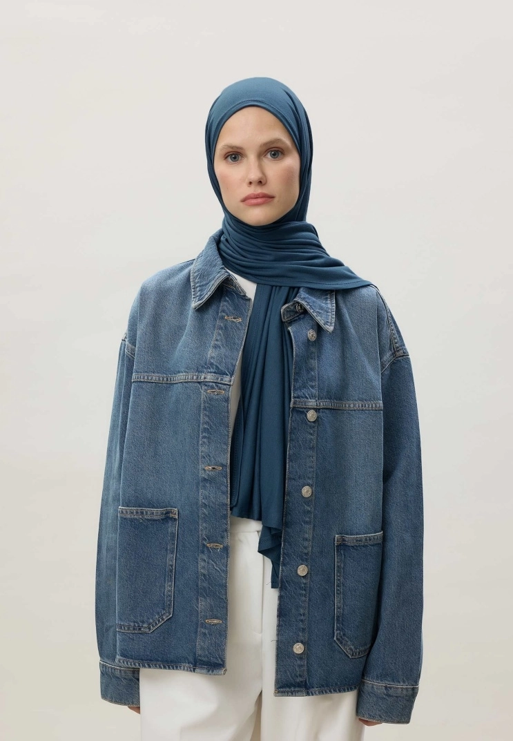 Kod Dikişli Penye Şal - 46