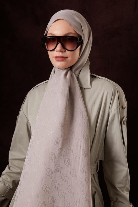 Kare LVD Baskılı Naia Jakar Şal - 36