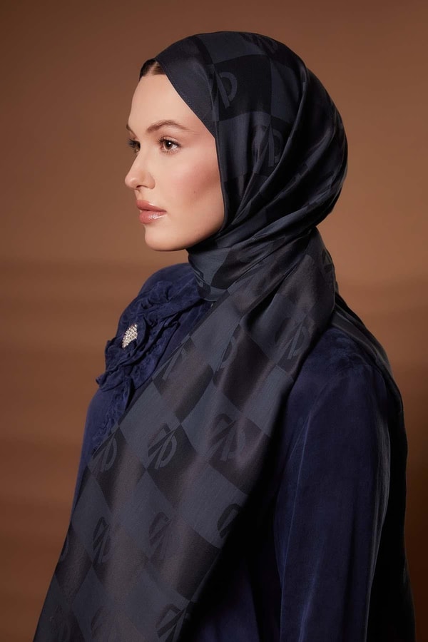 Kare LVD Baskılı Naia Jakar Şal - 5