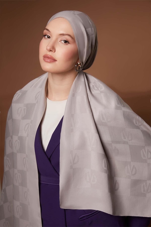 Kare LVD Baskılı Naia Jakar Şal - 23