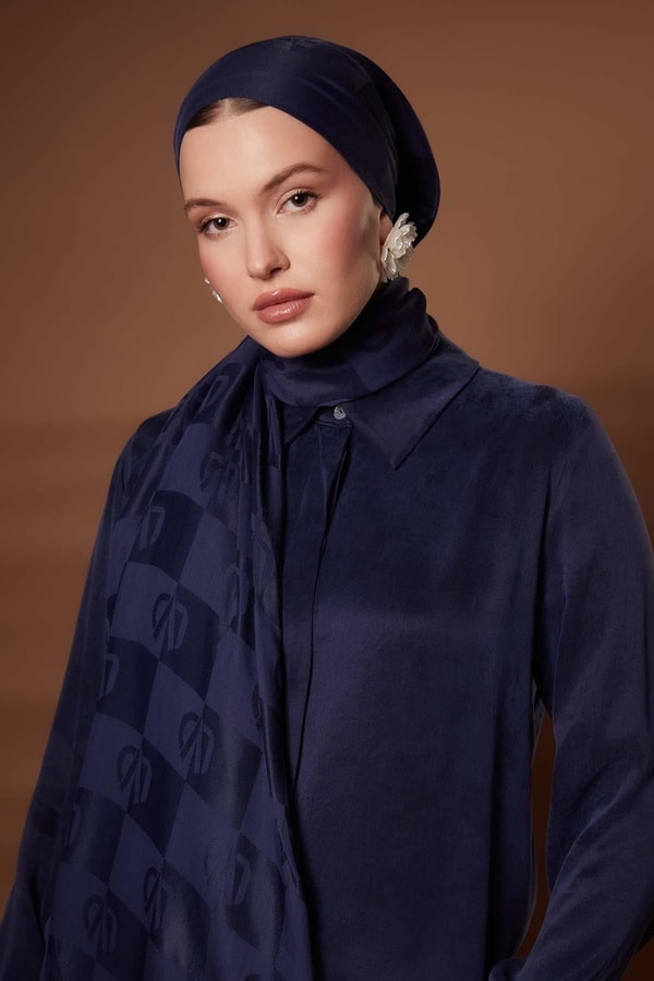 Kare LVD Baskılı Naia Jakar Şal - 18