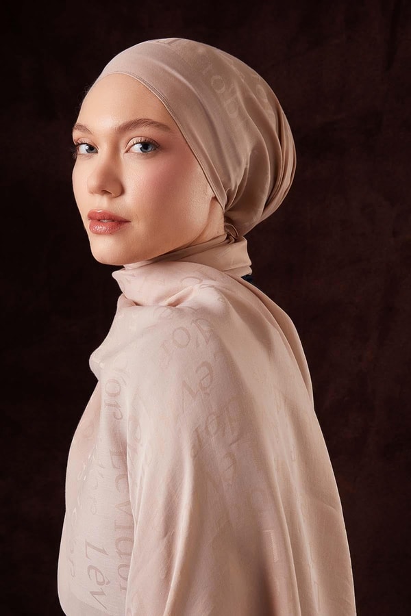 Yazı Baskılı Naia Jakar Şal - 24