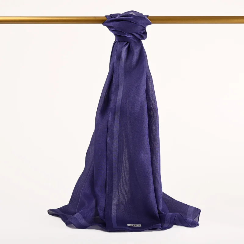 Çizgili Kehribar Şal - 16