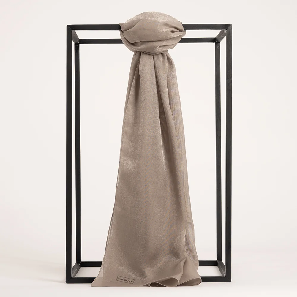 Düz Kehribar Şal - 19