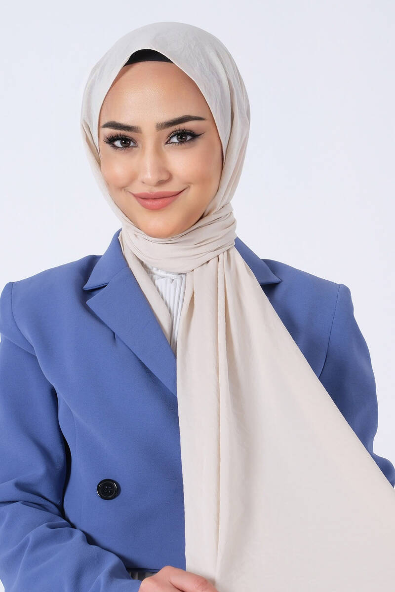 İnci Krem Asya Şal - 2